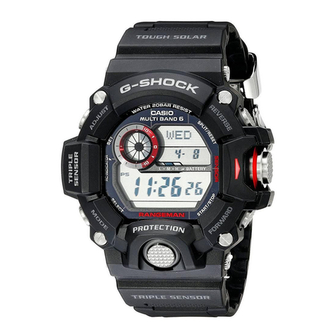 G-Shock GW-9400 Quick operation guide