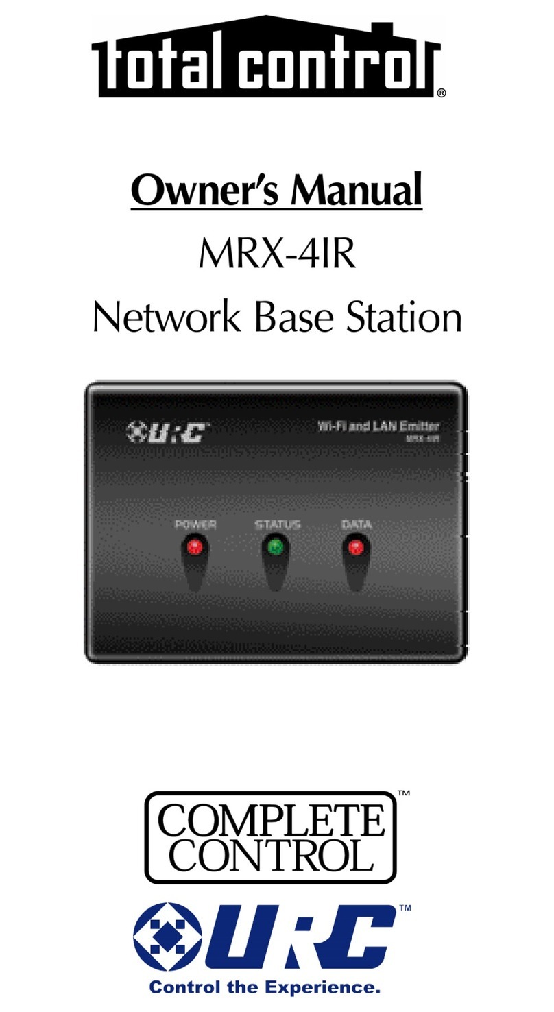 Total Control MRX-4IR owner's manual