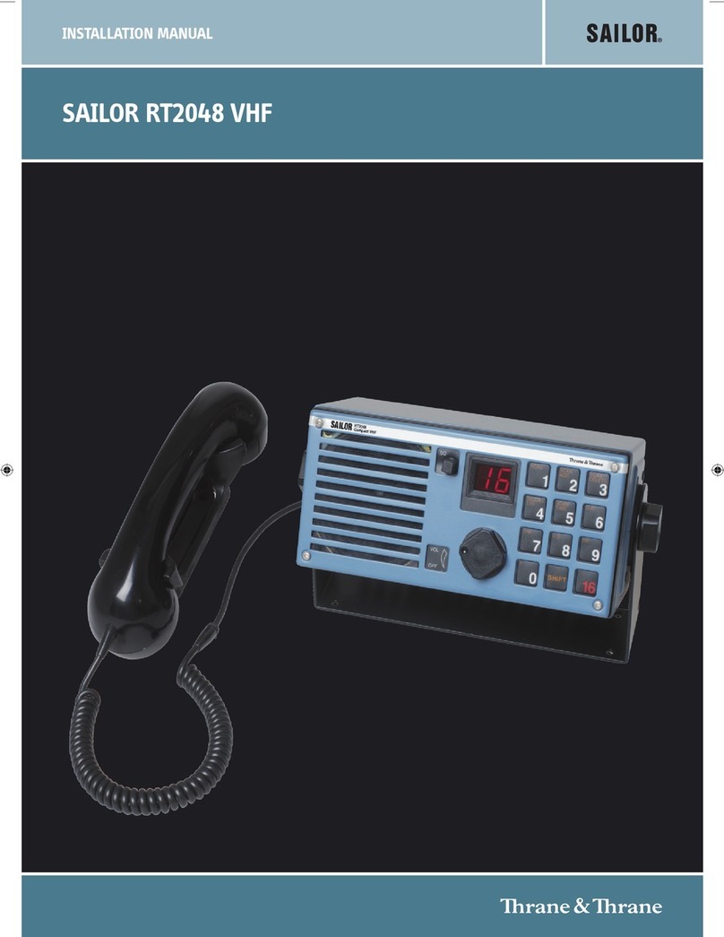 Sailor RT2048 VHF installation manual