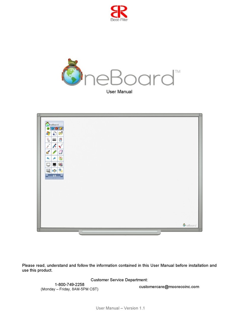 Best-Rite OneBoard user manual Best-Rite OneBoard user manual