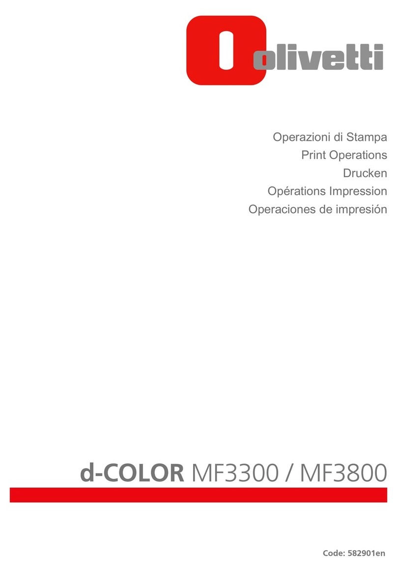 Olivetti d-COLOR MF3300 Instruction Manual