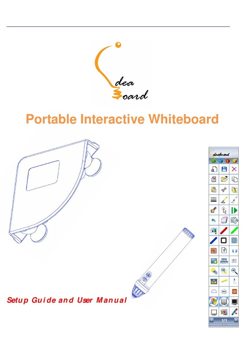 Ideaboard Interactive whiteboard user manual