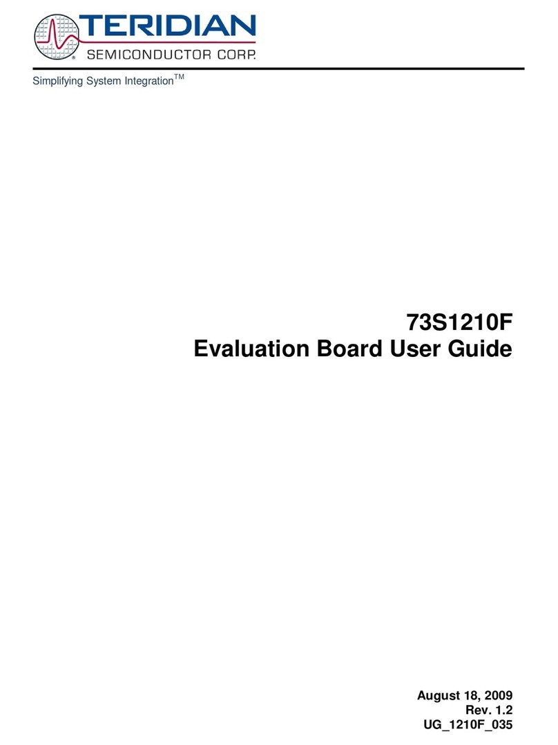 Teridian 73S1210F user guide