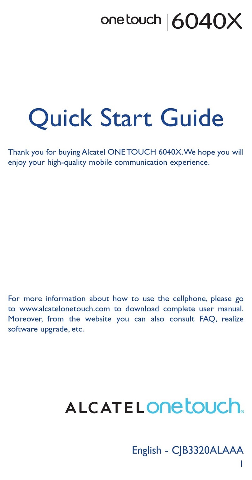 Alcatel ONE TOUCH 6040X User manual