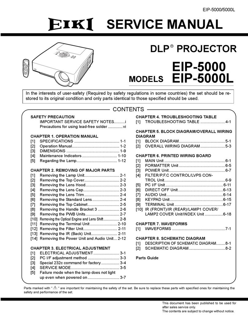 Eiki EIP-5000L User manual