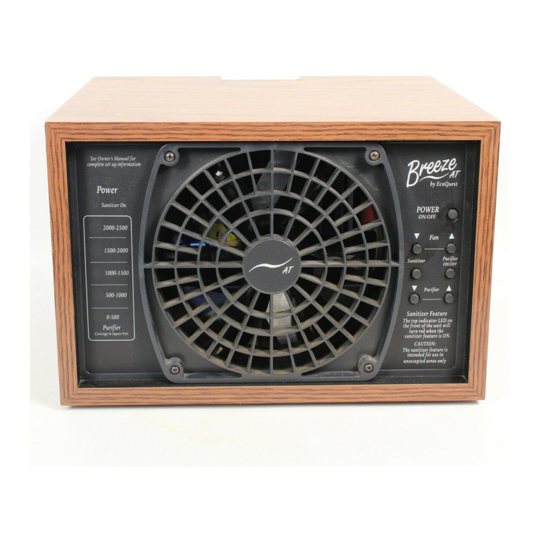 EcoQuest Breeze AT User manual