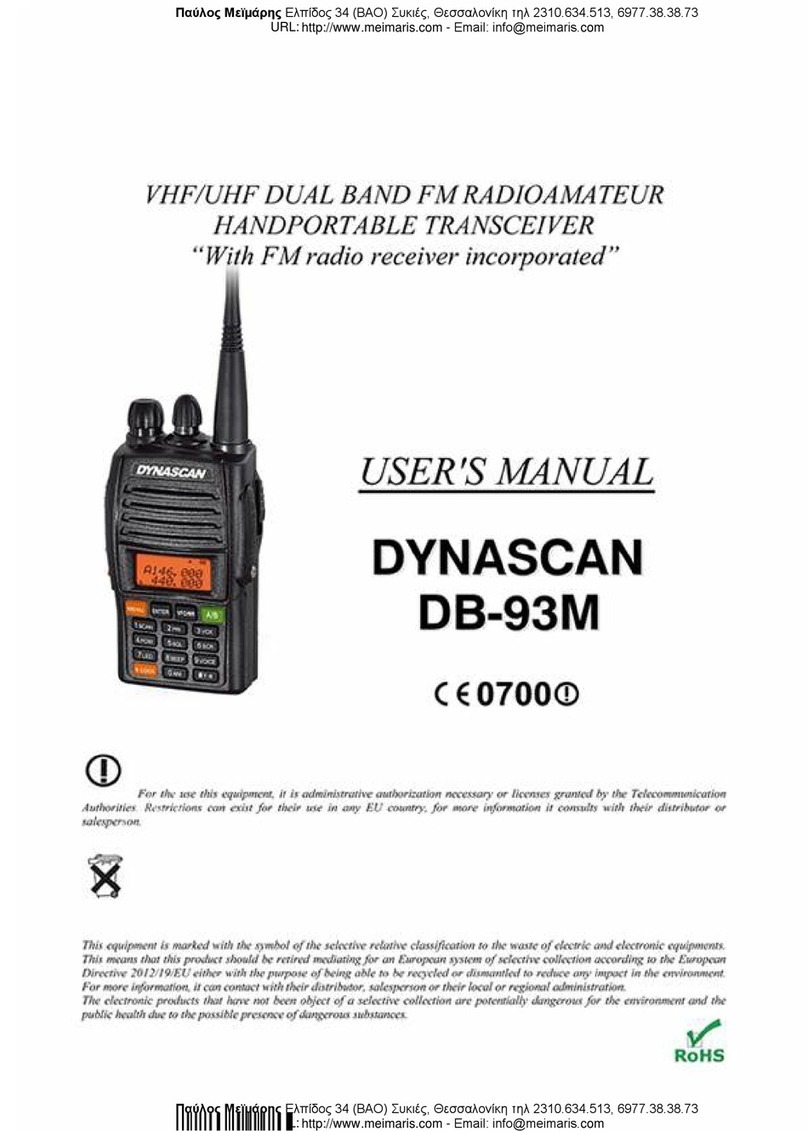 Dynascan DB-93M User manual