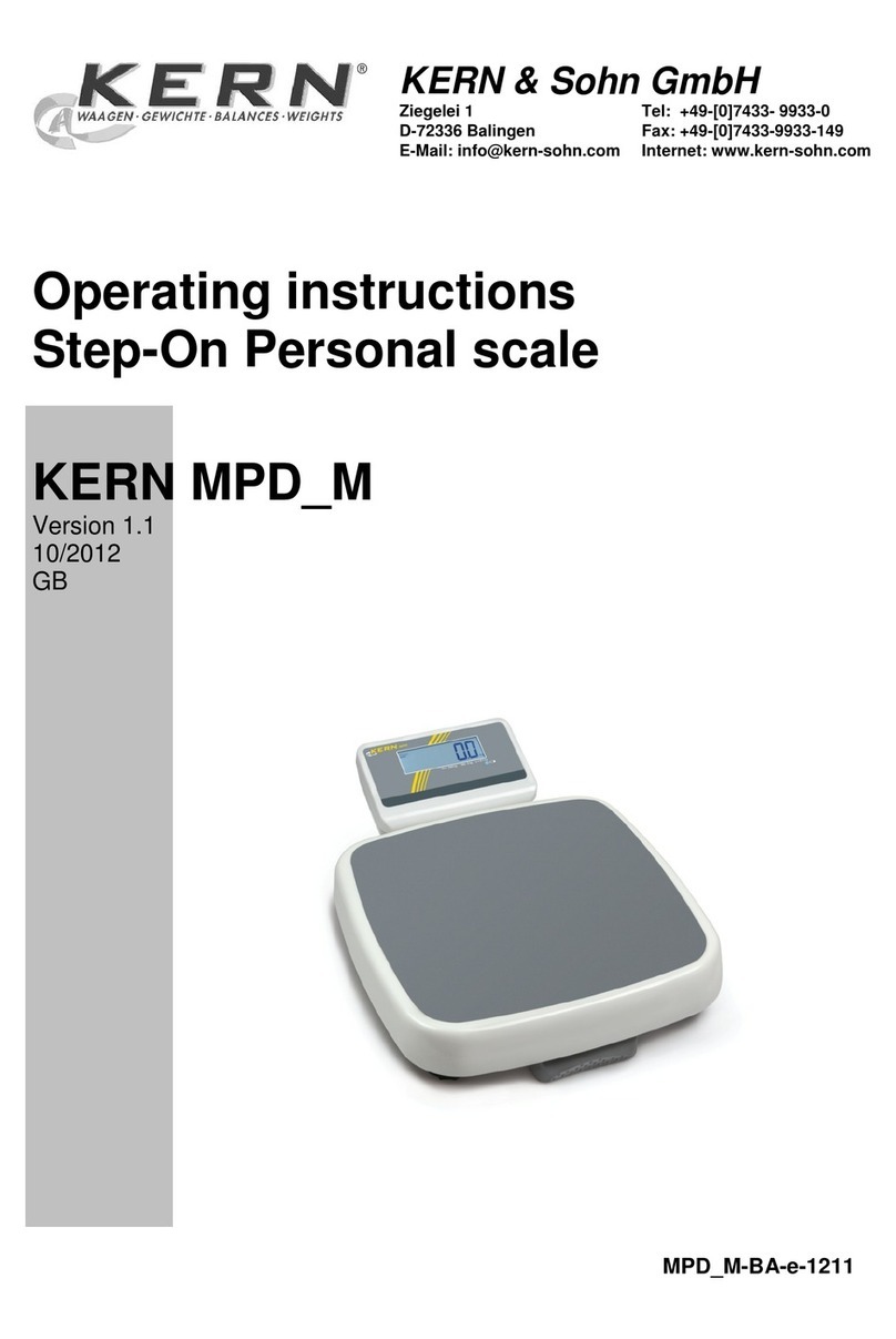 KERN MPD_M-BA-e-1211 User manual