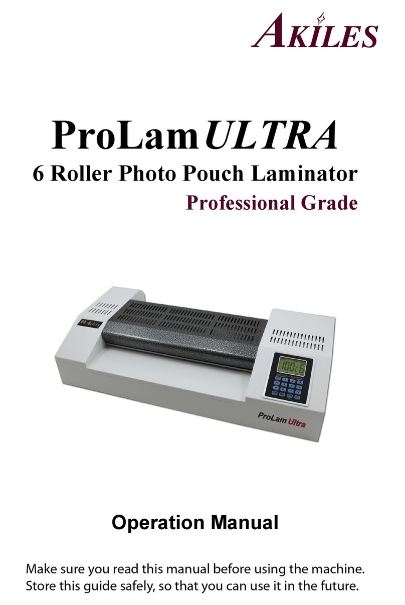Akiles ProLamULTRA Operation manual