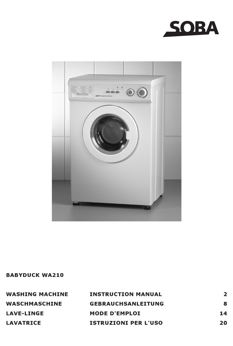 Soba BABYDUCK WA210 instruction manual