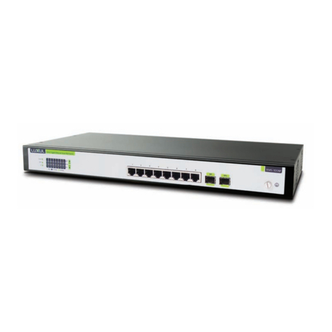 Luxul XMS-1008P User manual Luxul XMS-1008P User manual