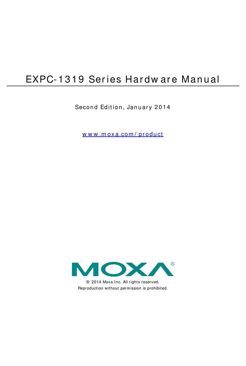 Moxa Technologies EXPC-1319 Series Hardware manual