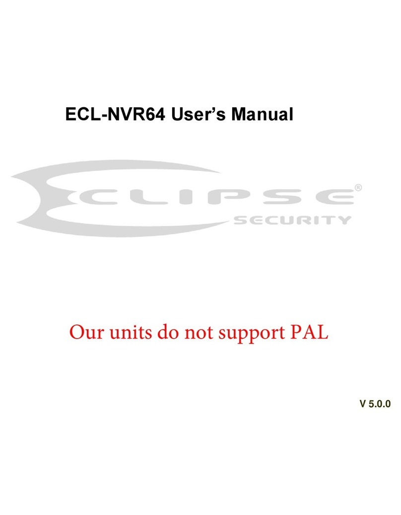 Eclipse Security ECL-NVR64 user manual