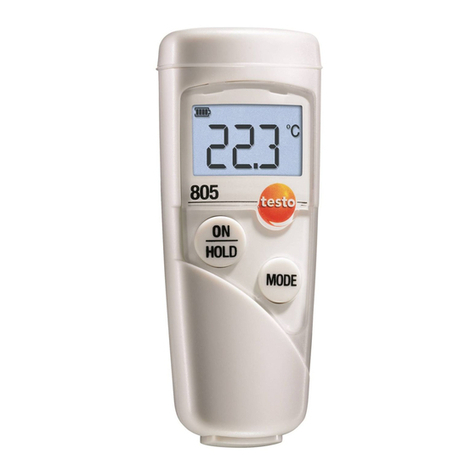 TESTO 805 User manual