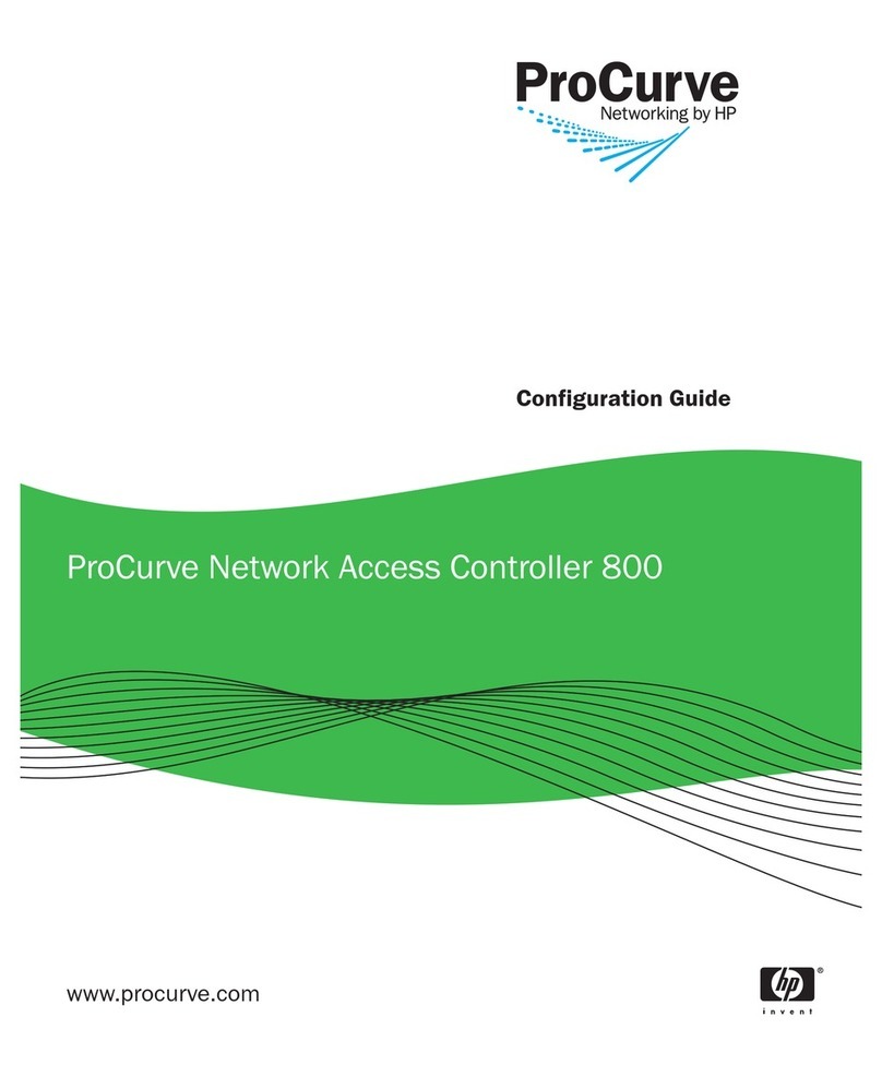 ProCurve 800 User manual