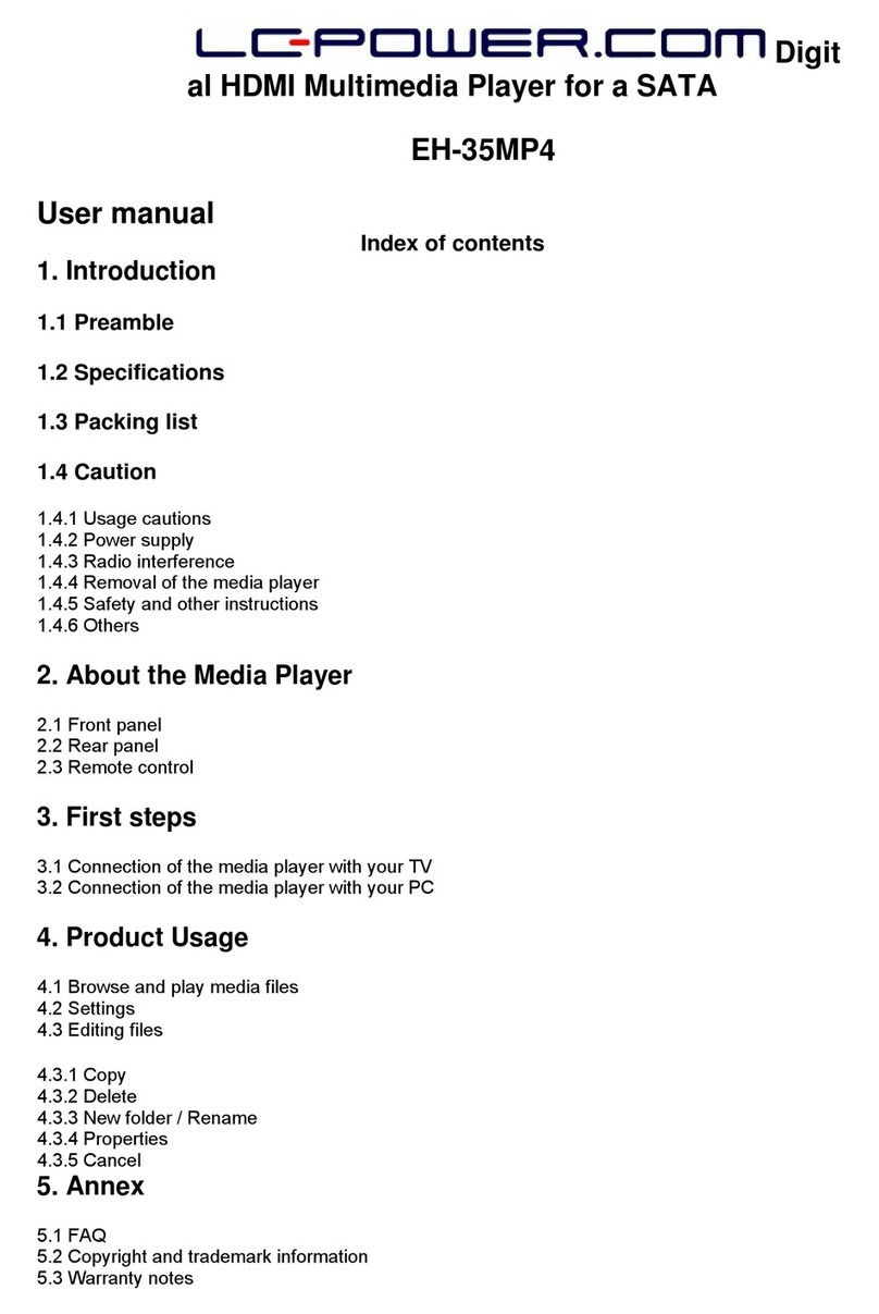 LC-POWER EH-35MP4 User manual