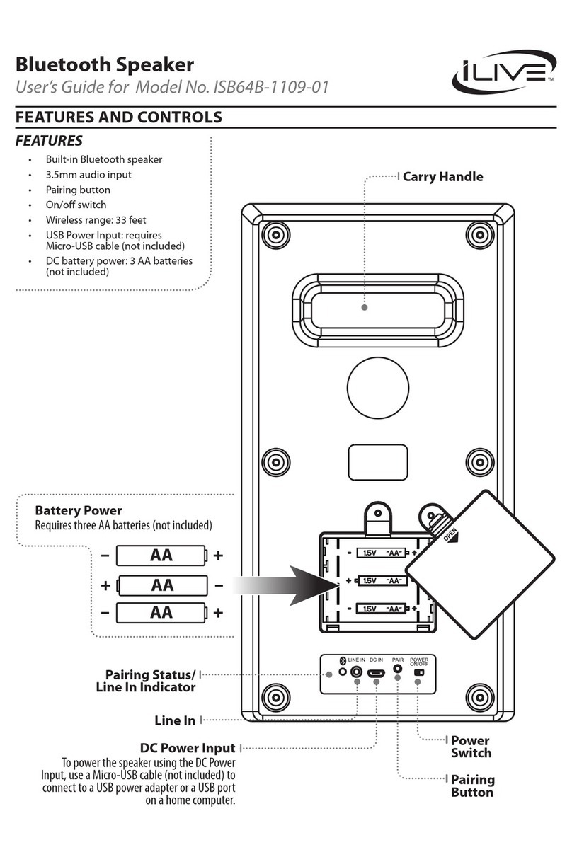 iLive ISB64B-1109-01 user guide