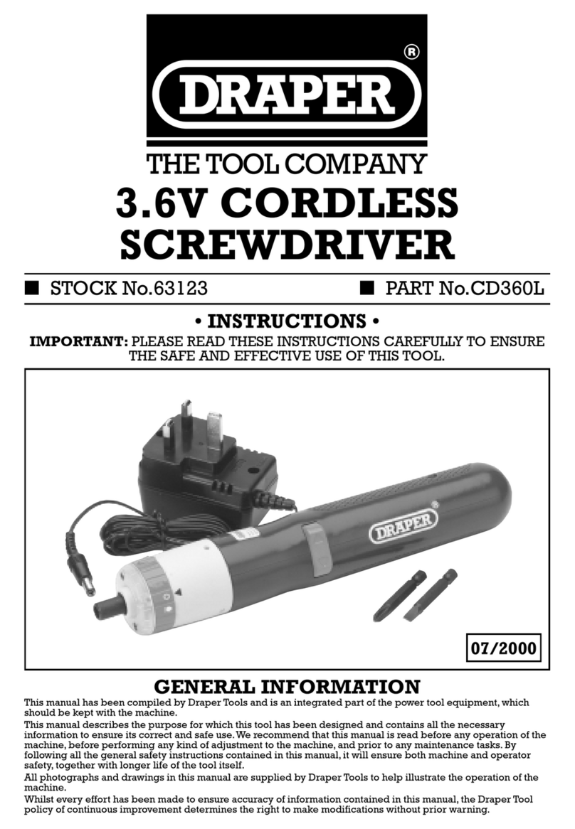 Draper CD360L User manual Draper CD360L User manual