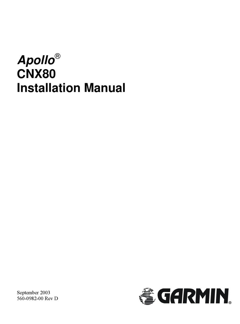 Garmin Apollo CNX80 installation manual