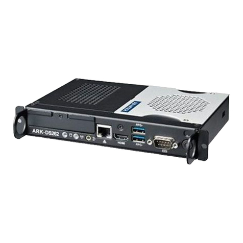 Advantech ARK-DS262 User manual