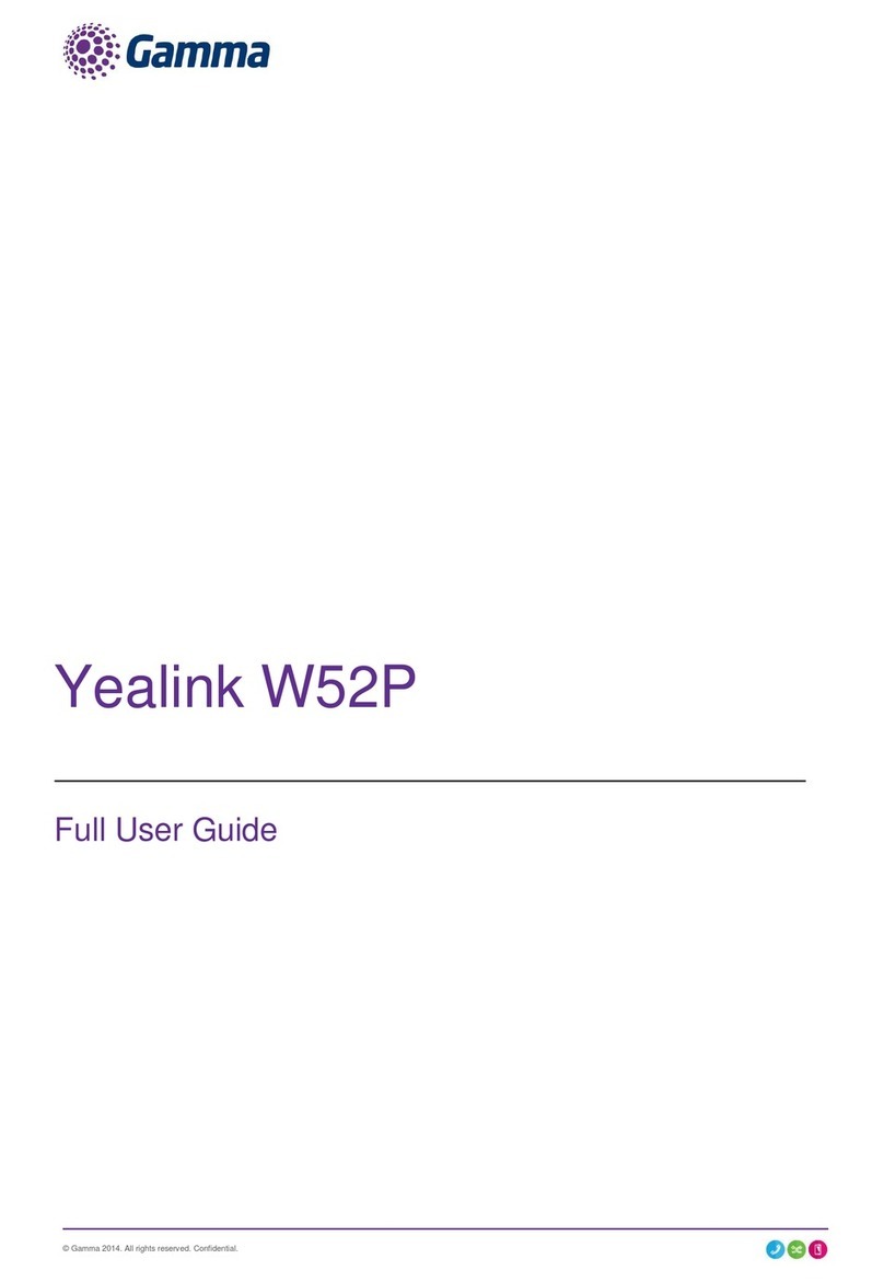 Gamma+ Yealink W52P Full user guide