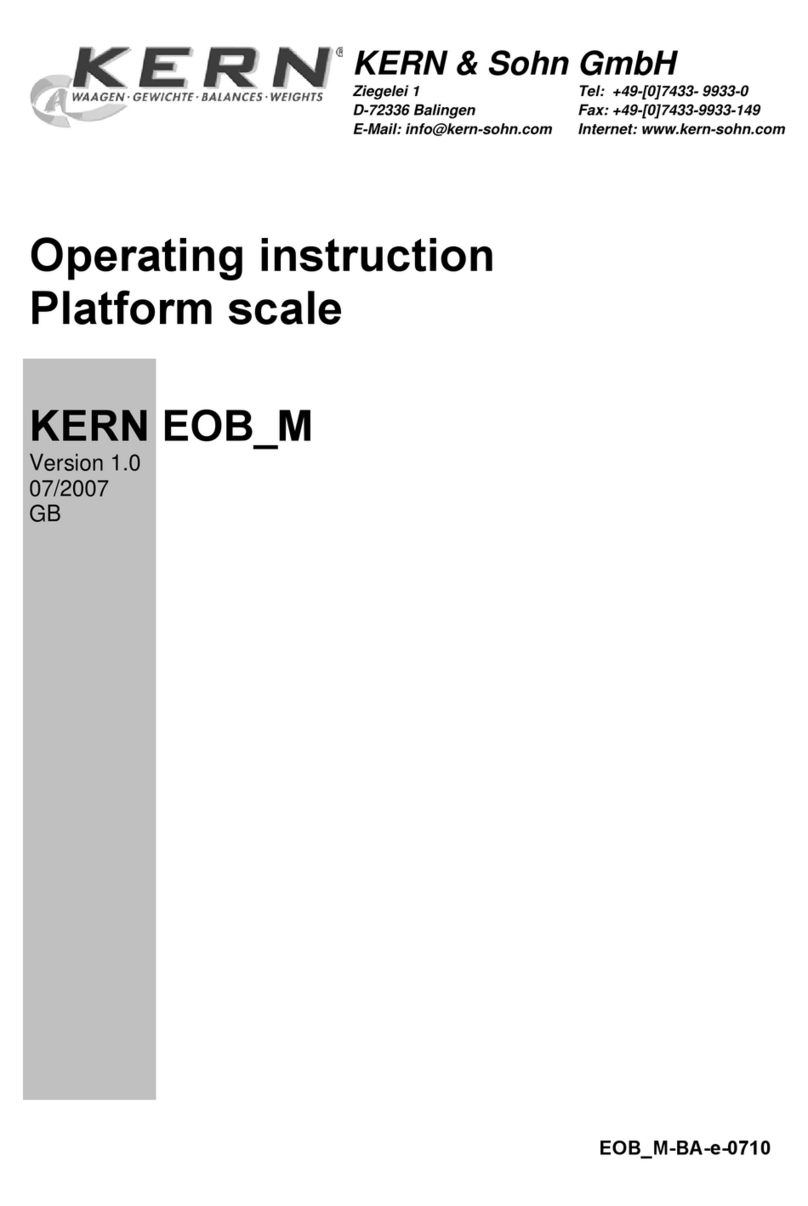 KERN EOB 6K2M User manual