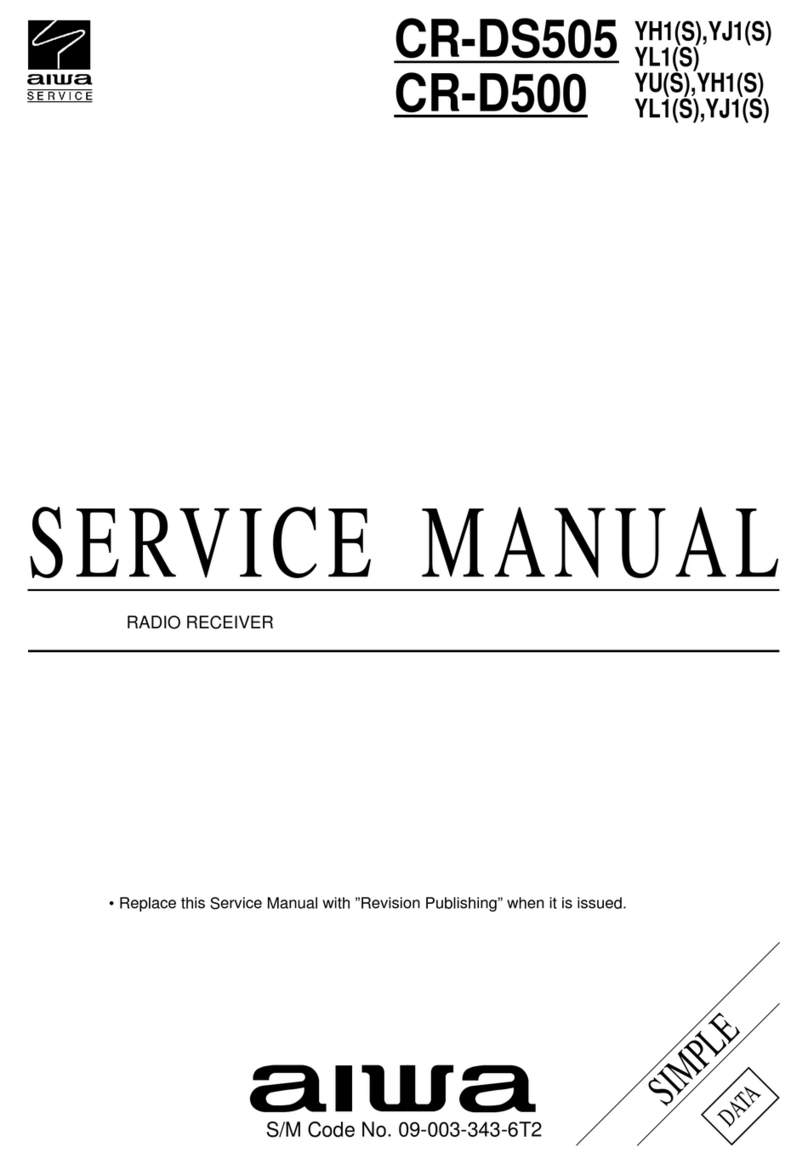 Aiwa CR-DS505 User manual
