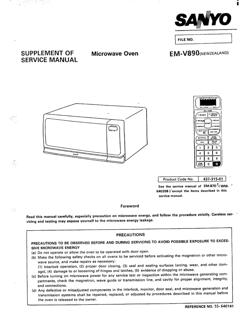 Sanyo EM-V890 Operating manual