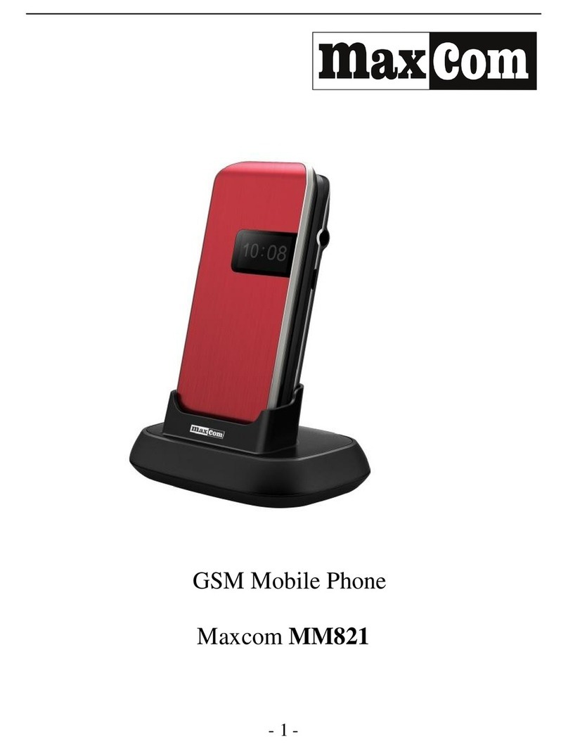 Maxcom MM821 User manual Maxcom MM821 User manual
