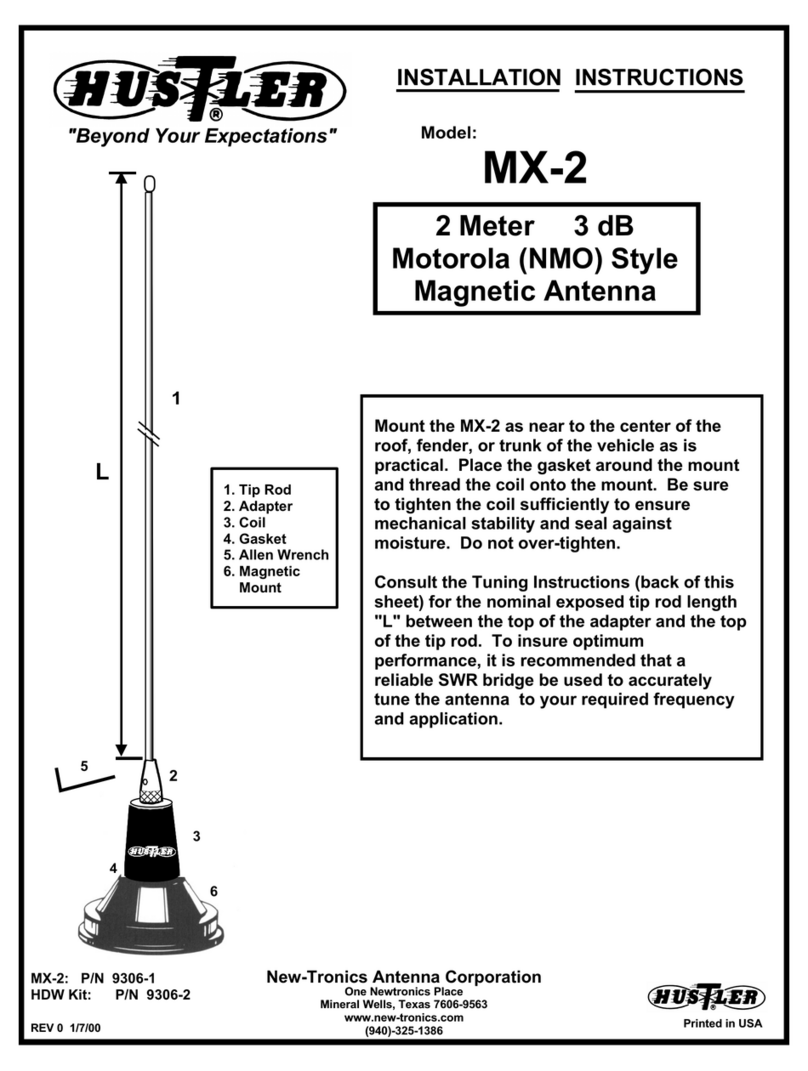HUSTLER MX-2 installation instructions HUSTLER MX-2 installation instructions