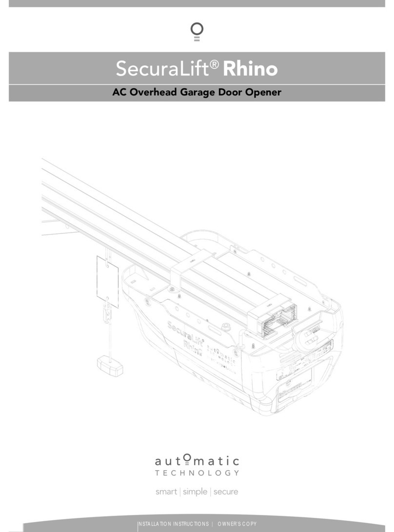 Automatic Technology SecuraLift Rhino User manual Automatic Technology SecuraLift Rhino User manual