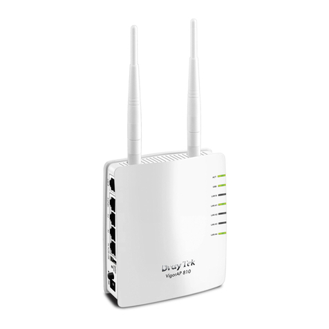 Draytek VigorAP 810 User manual