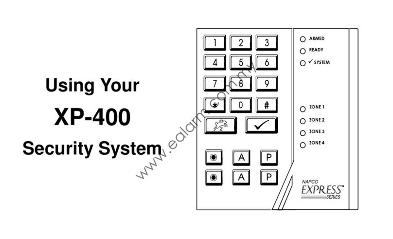 NAPCO XP-400 Express Series User manual