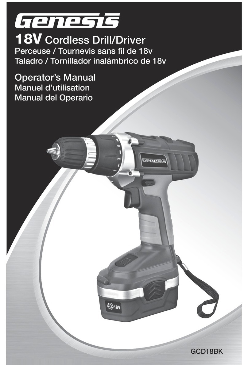 Genesis GCD18BK User manual