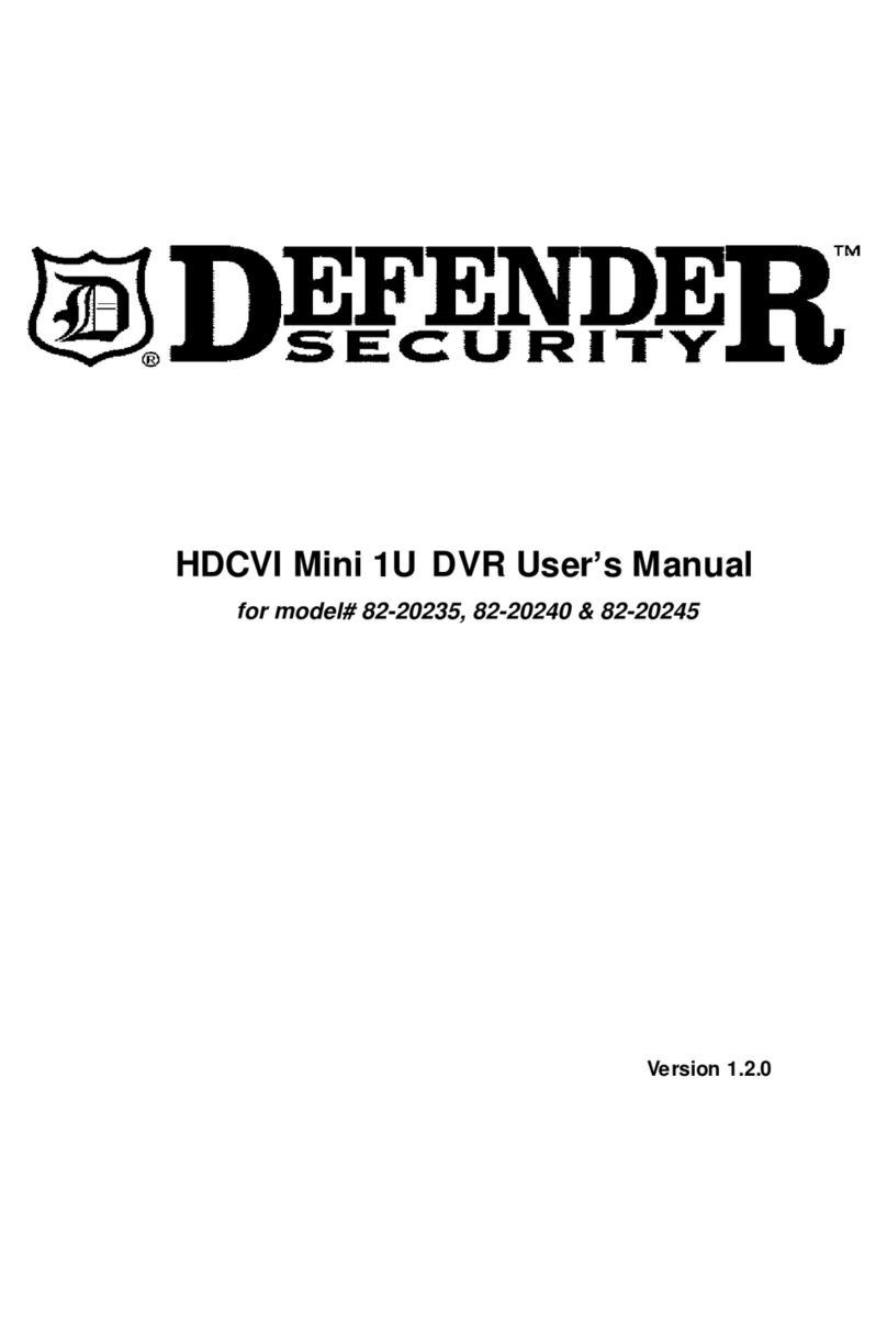 Defender Security 82-20235 user manual