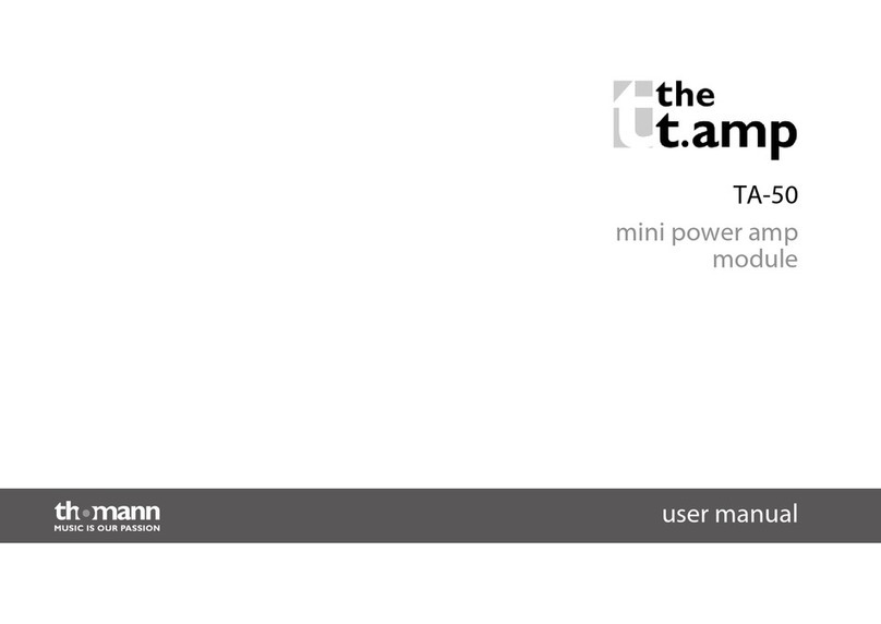 t.amp TA-50 User manual t.amp TA-50 User manual