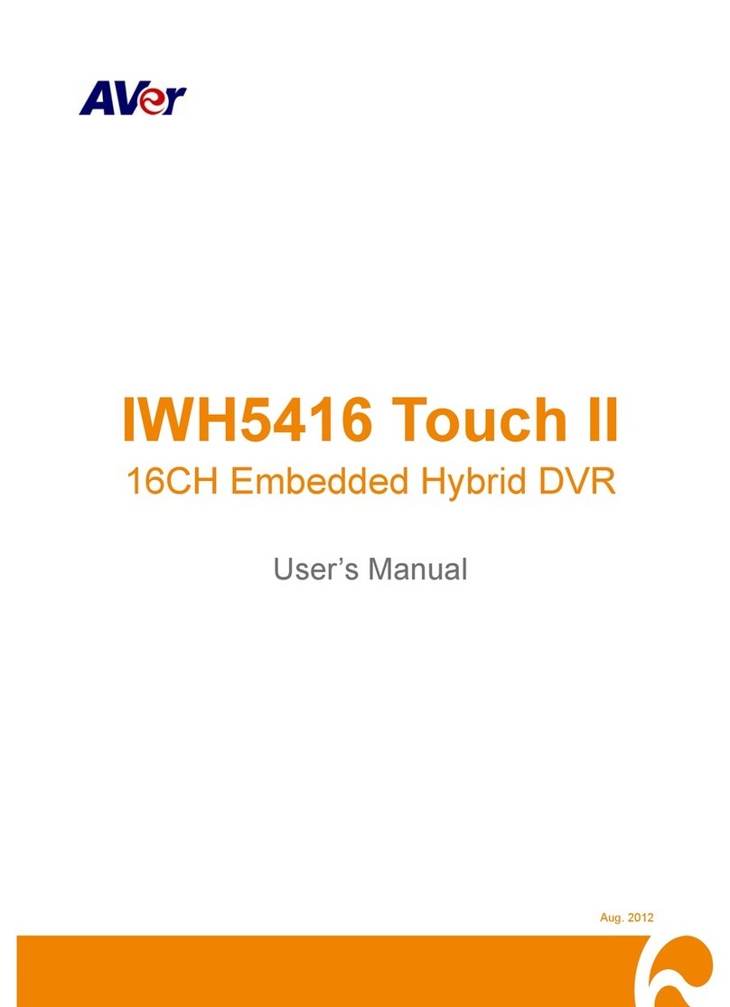 AVer IWH5416 Touch II SB-51A05 user manual
