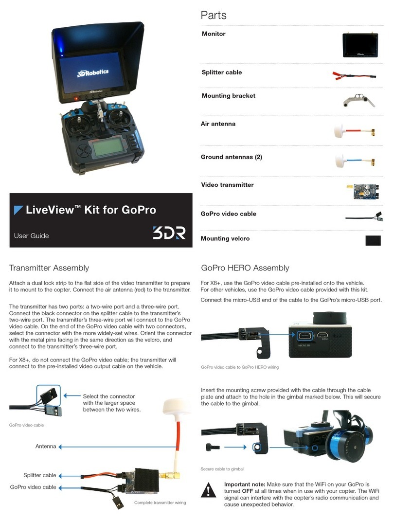 3D R LiveView Kit for GoPro user guide