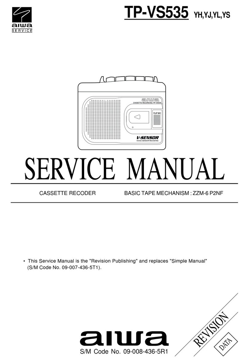 Aiwa TP-VS535 Service manual