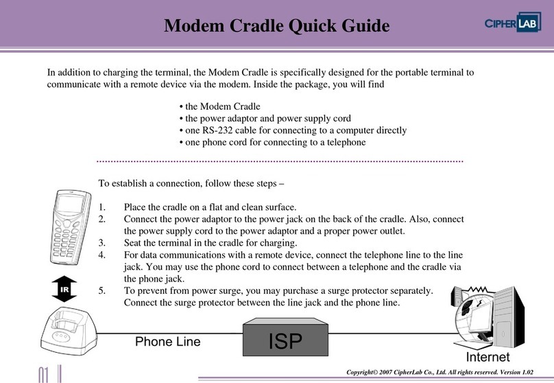 CipherLab 8001 User manual