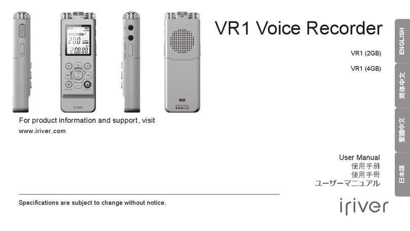 IRiver VR1 user manual