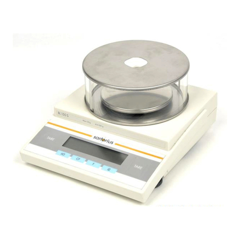 Sartorius BL150S User manual