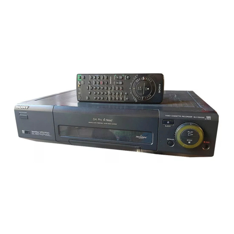 Sony SLV-E510EE User manual Sony SLV-E510EE User manual