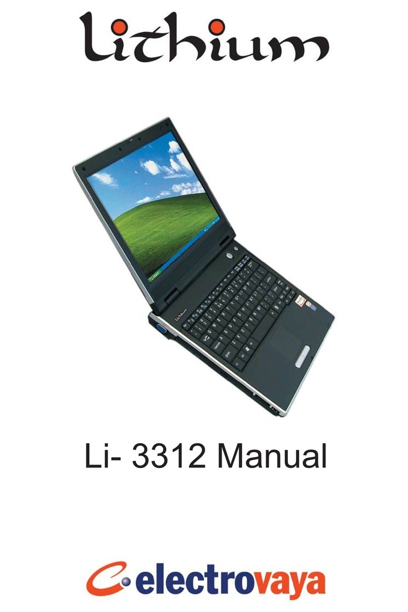 Electrovaya Lithium Li-3312 user manual