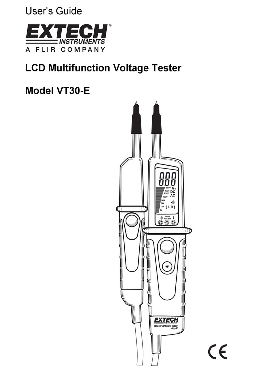 Extech Instruments VT30-E User manual Extech Instruments VT30-E User manual