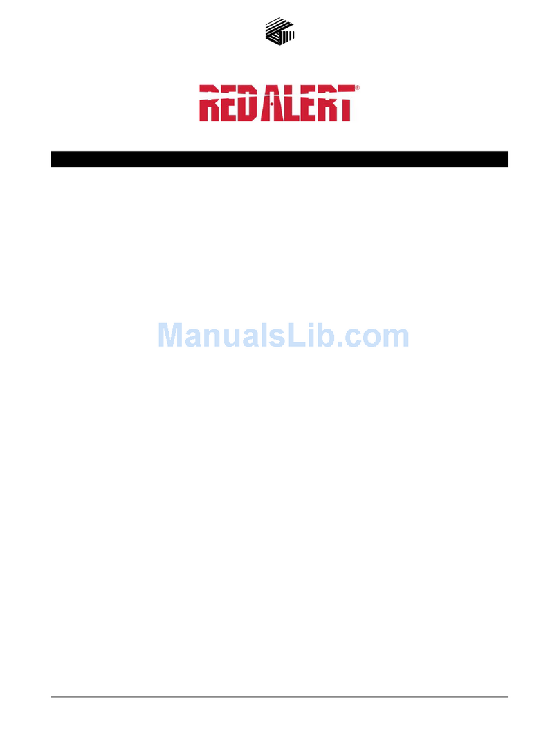 REDALERT 393-001AD user manual