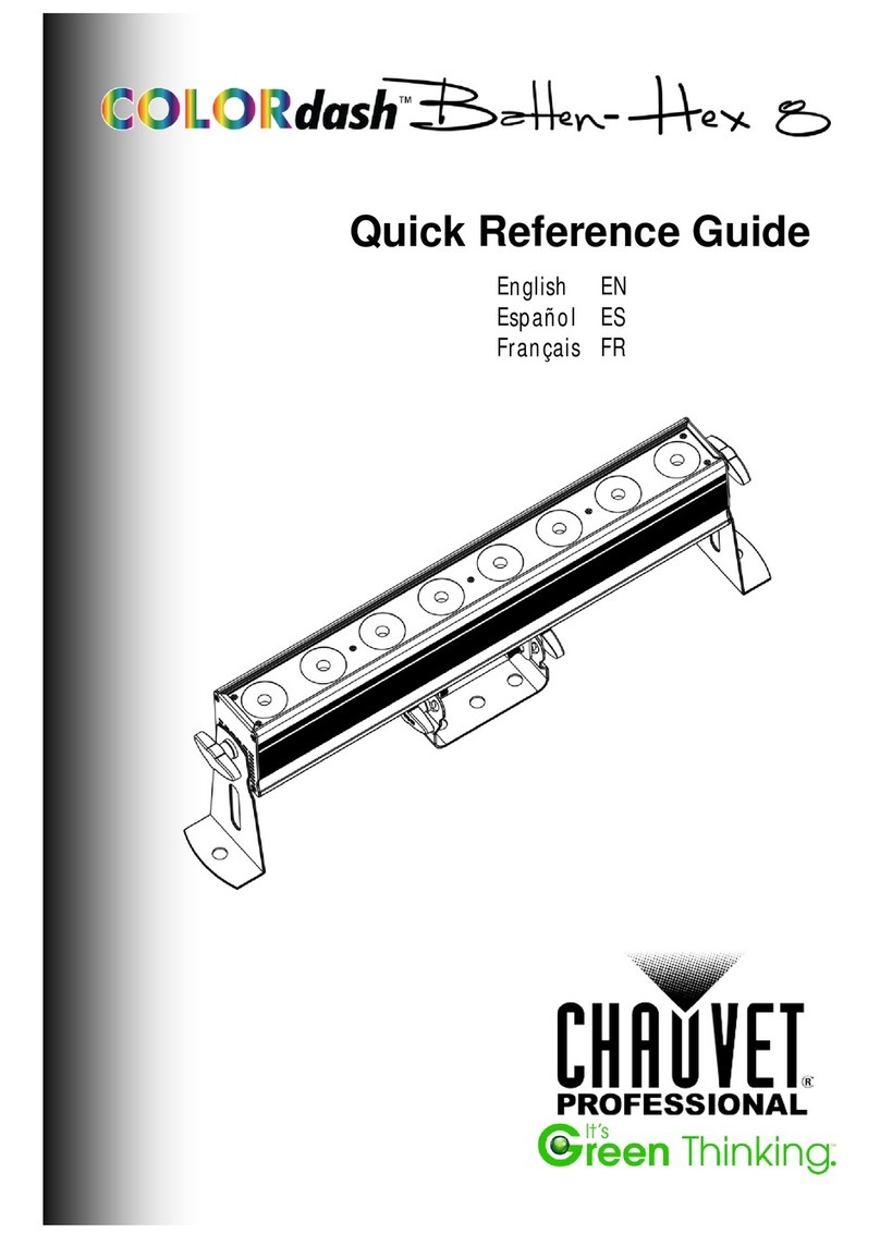 Chauvet COLORdash Batten-Hex 8 User manual