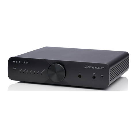 Musical Fidelity MERLIN manual