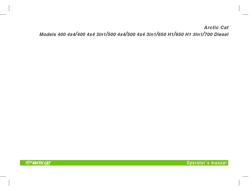 Arctic Cat 2008 400 4x4 User manual