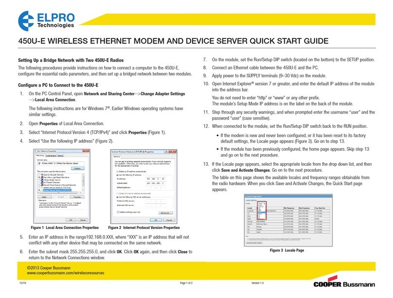 Elpro Technologies 450U-E quick start guide